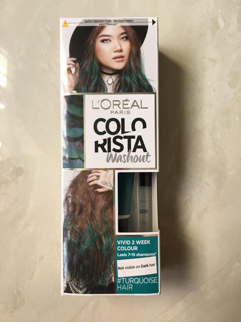 L Oreal Colorista Washout Turqoise Health Beauty Hair
