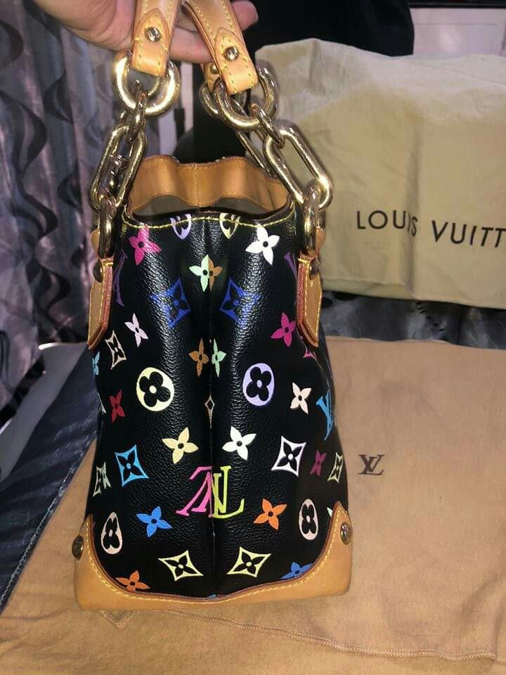 LV Monogram Multicolor Audra Black, Luxury, Bags & Wallets on Carousell