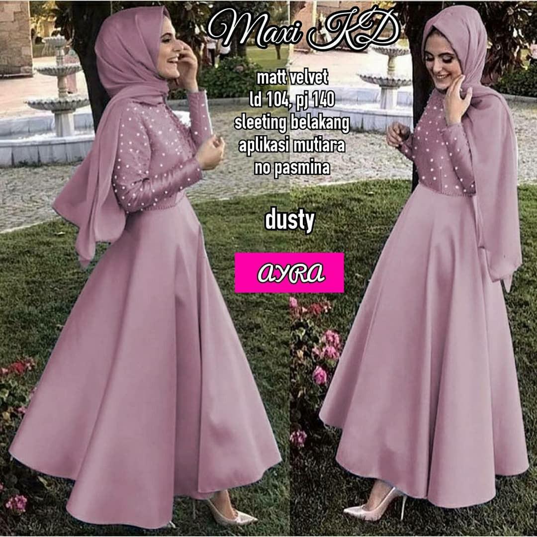 evening dress muslimah