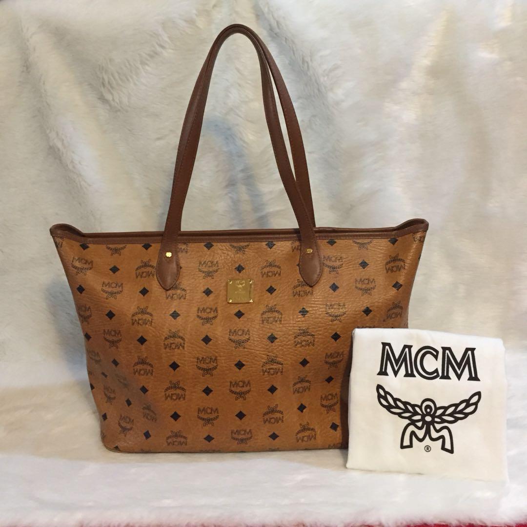 Authentic MCM tote neverfull, Luxury, Bags & Wallets on Carousell