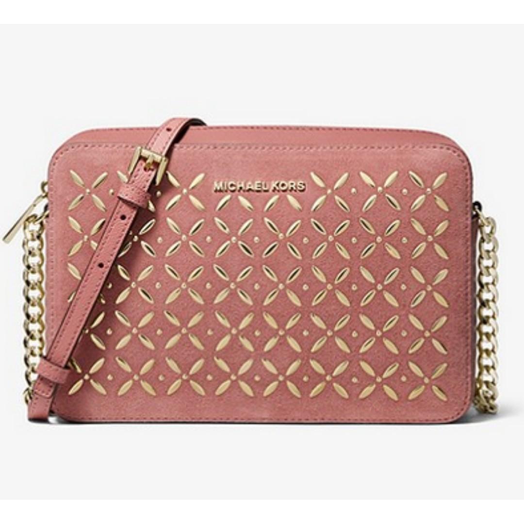 Jet set large embellished leather crossbody clearance