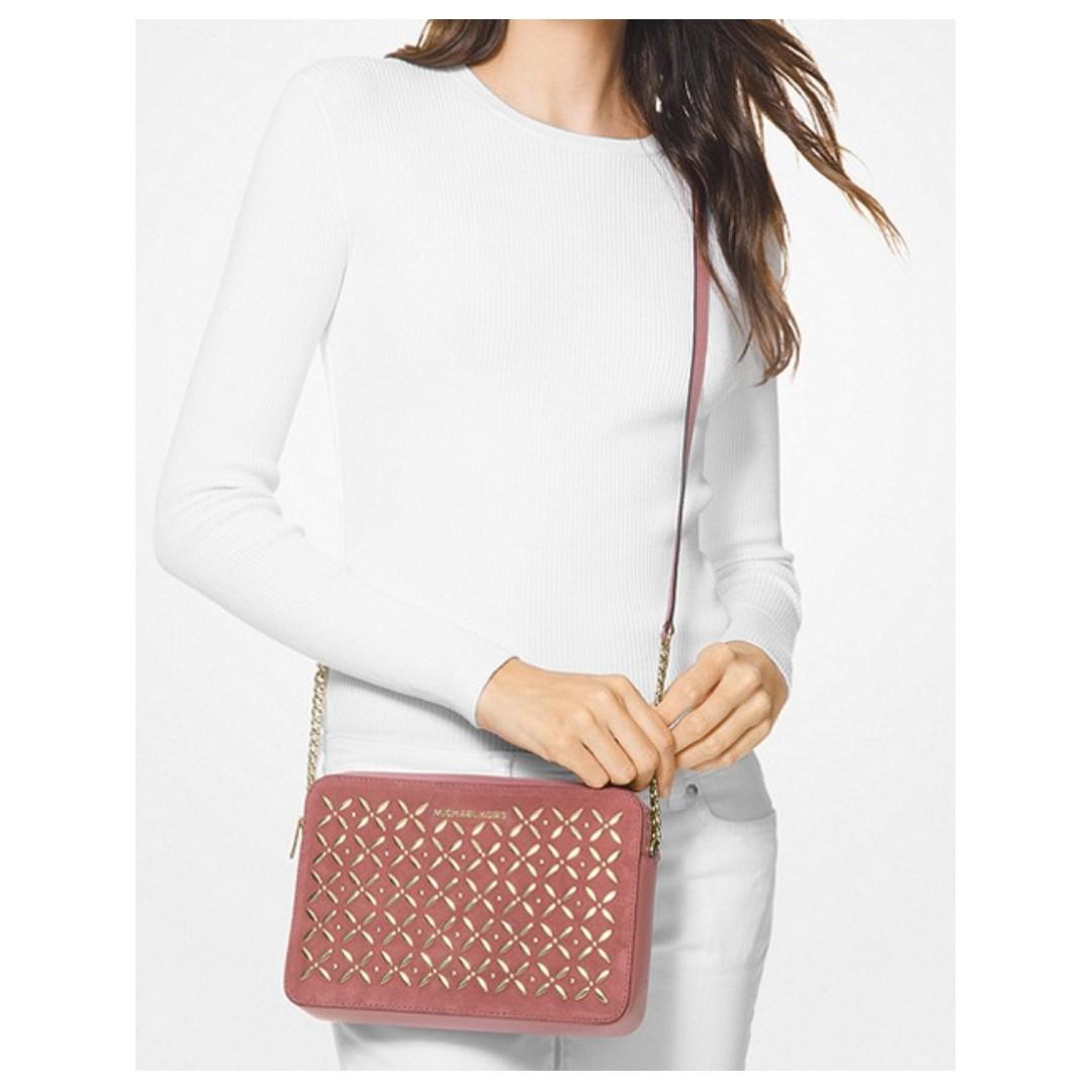 Jet set large embellished leather crossbody outlet