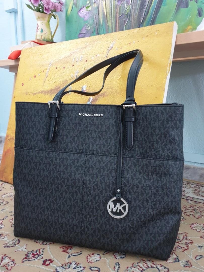 Michael Kors Tote Bag (Black), Women's Fashion, Bags & Wallets, Tote