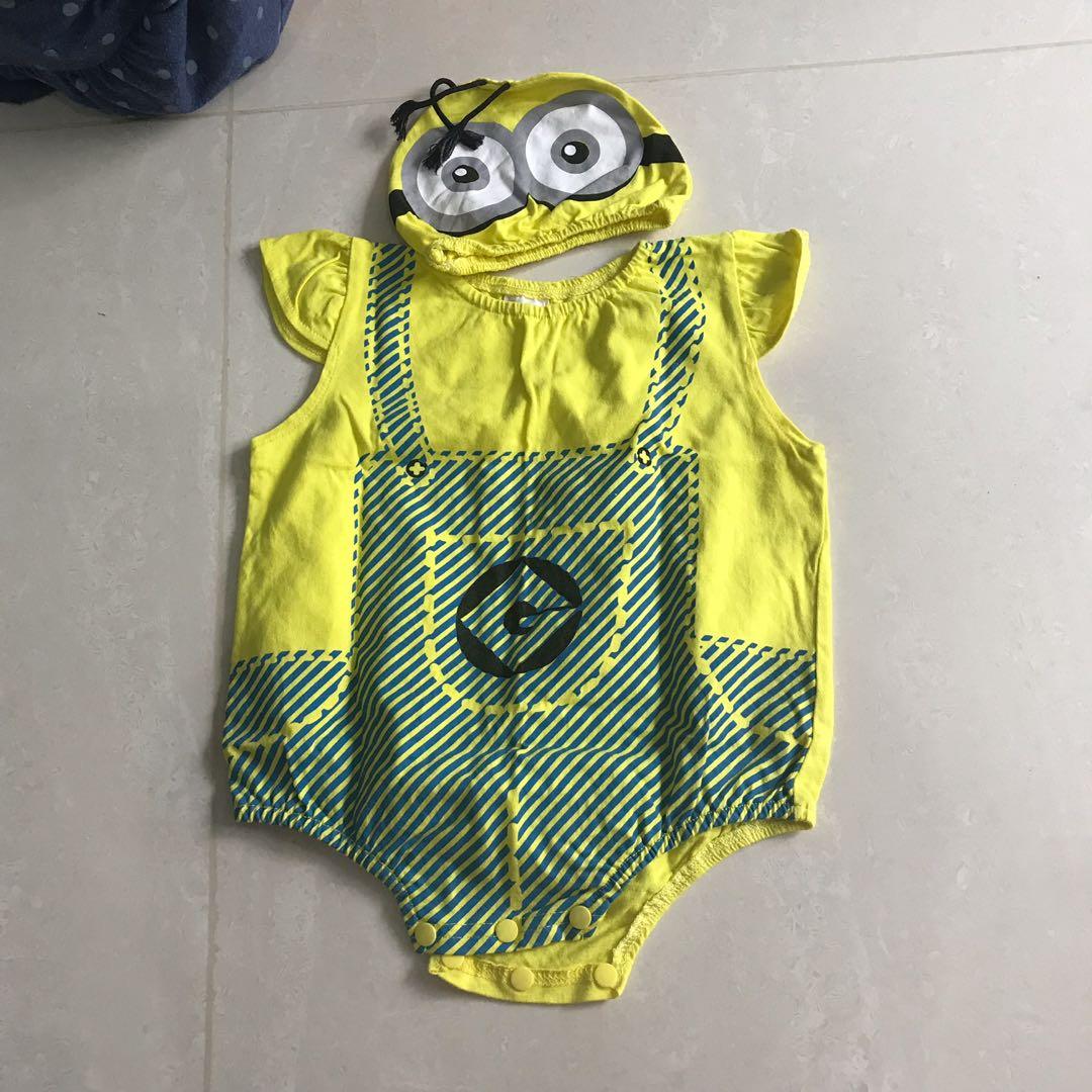 Minion Party Romper Costume Baby Clothing Despicable Me Shower