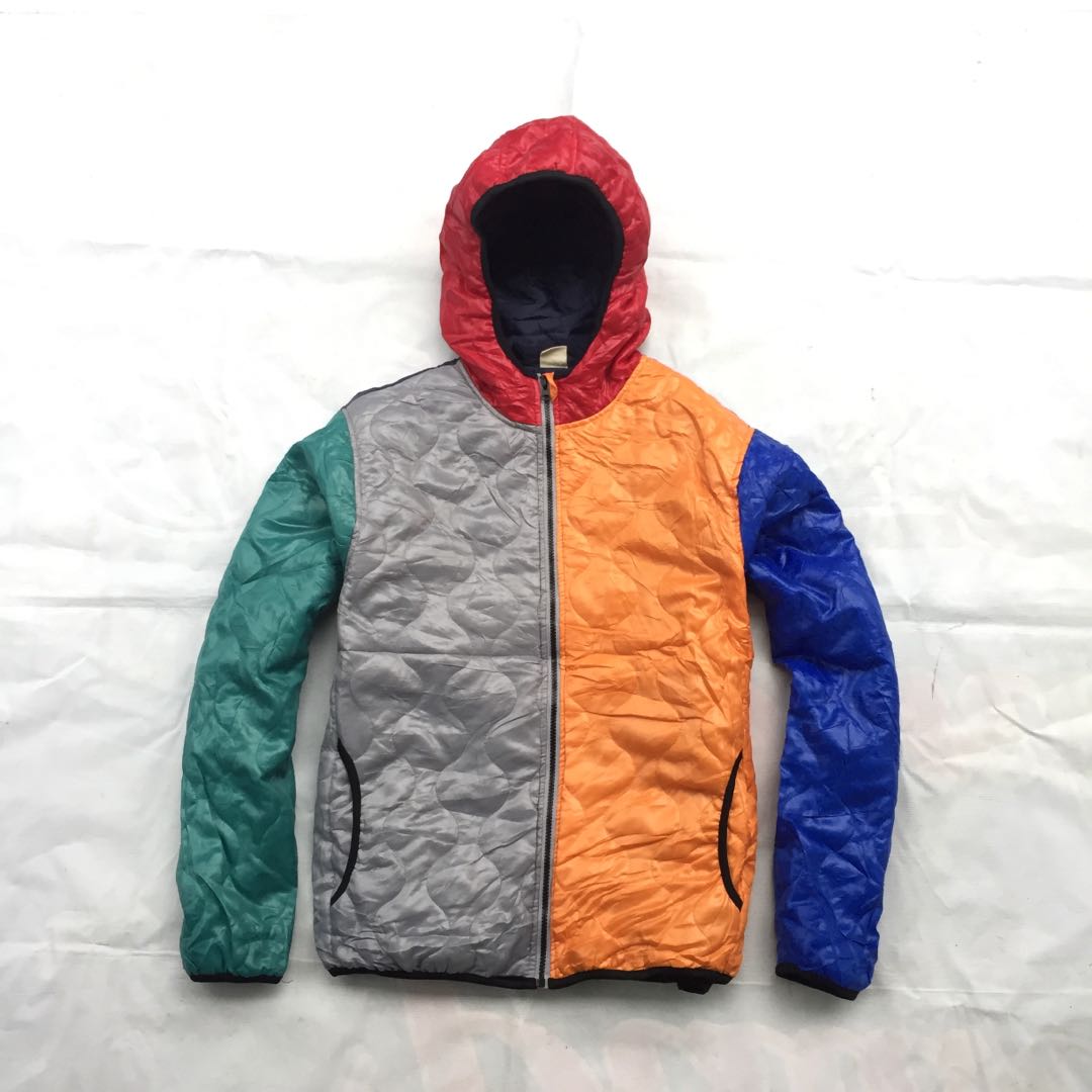 Multi color waterproof jacket size L Fesyen Pria Pakaian