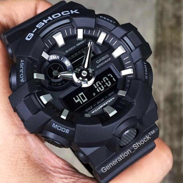 New Gshock Unisex Diver Sports Watch 100 Original Authentic Casio G Shock Ga 700 1b Ga 700eh 1a Series Luxury Watches On Carousell