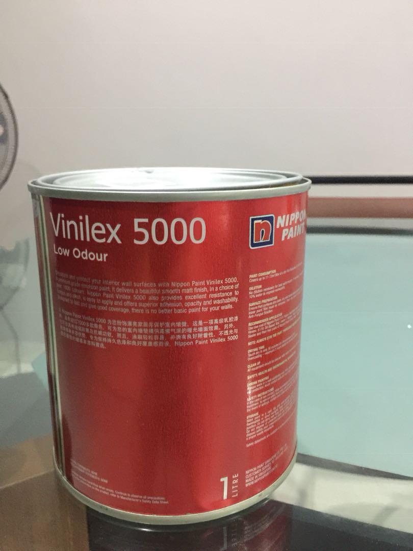 nippon vinilex 5000 granite rock grey everything else on carousell