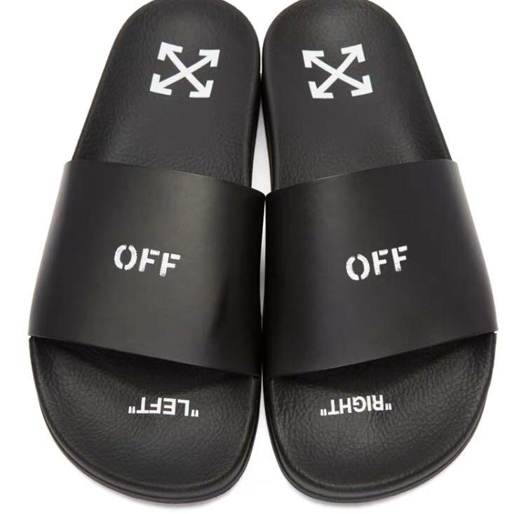 mens off white sliders