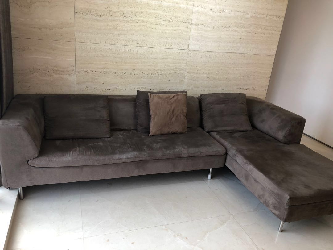 One Of A Kind German Designed Sofa Suede Plus Others