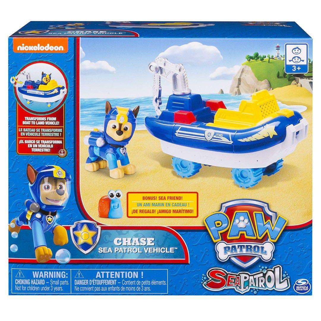 Paw Patrol Sea Patrol – Chase’s Transforming Sea Patrol Vehicle with ...