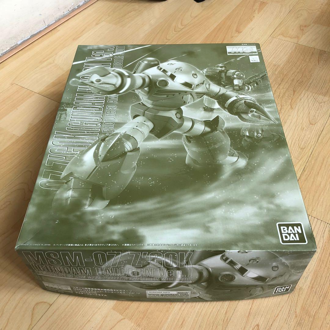 P Bandai Exclusive Gundam Mg 1 100 Z Gok Unicorn Ver Hobbies Toys Toys Games On Carousell