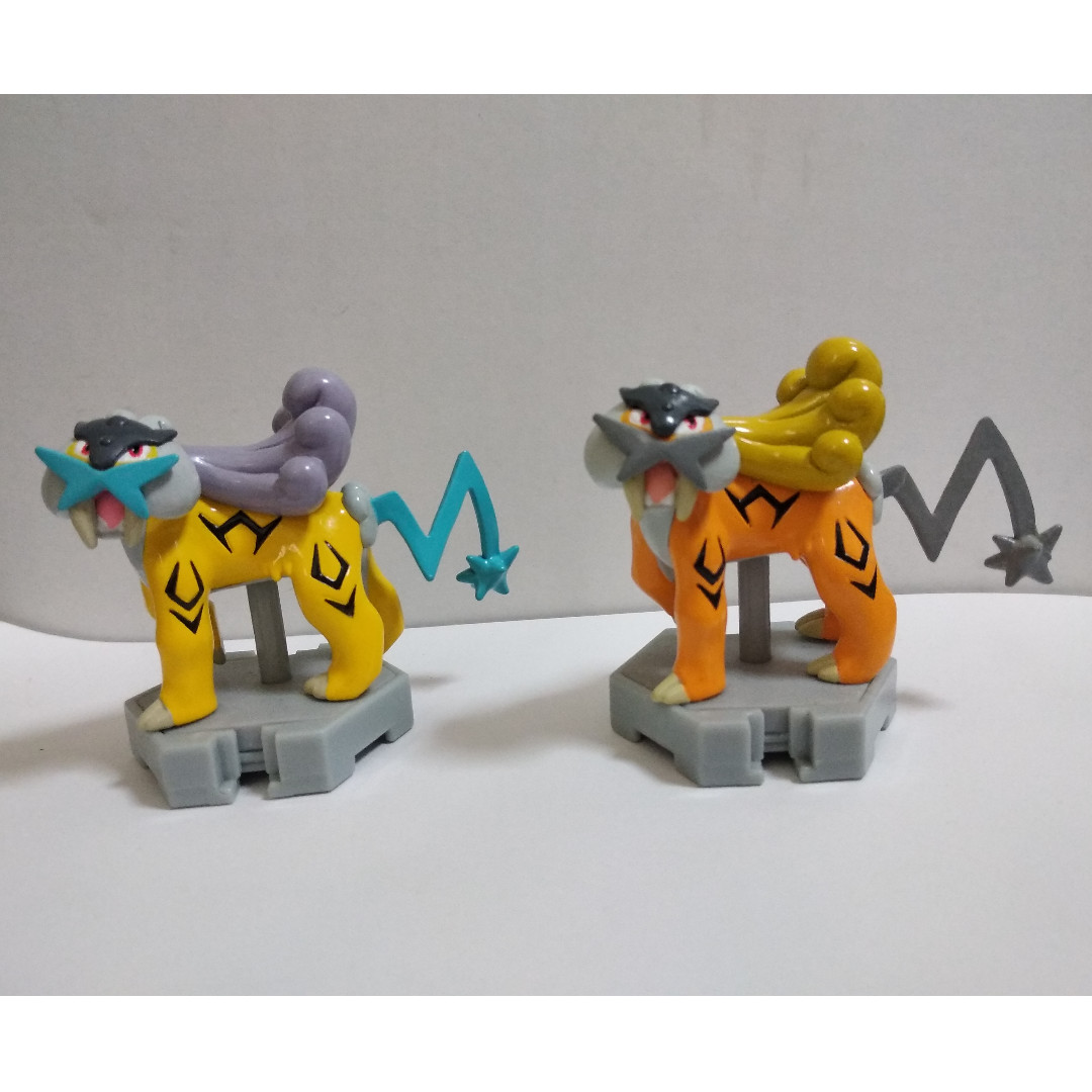 Pokemon Moncolle Plus Shiny Raikou Lottery Prize + Raikou Figure, Hobbies &  Toys, Toys & Games on Carousell