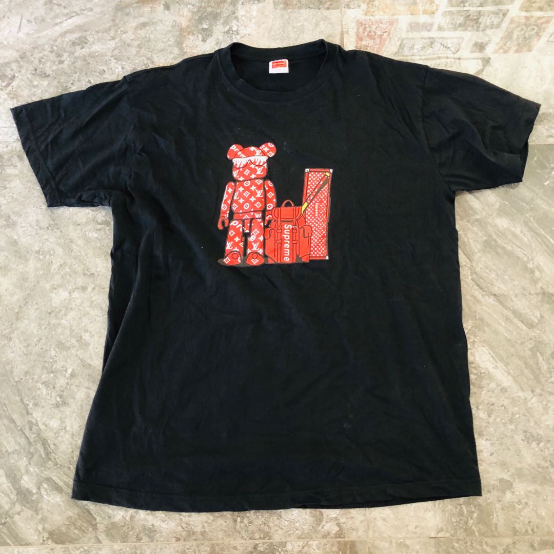 Be@rbrick Louis Vuitton LV Bearbrick T-Shirt - BipuBunny Store in 2023