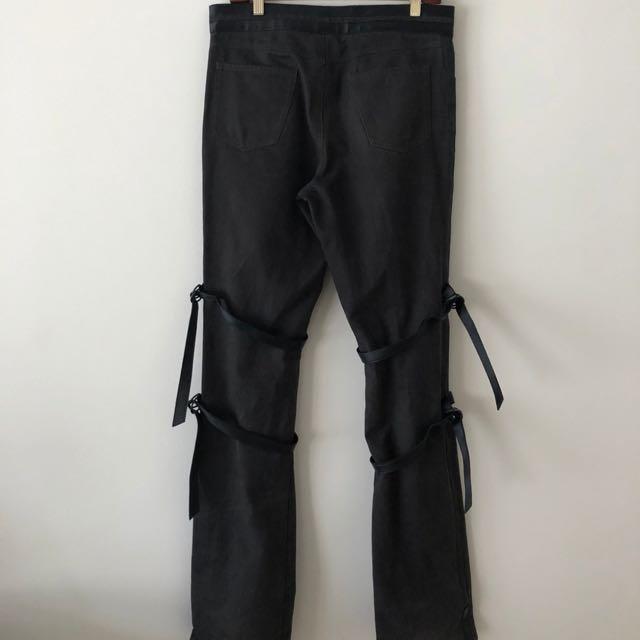 raf simons bondage pants