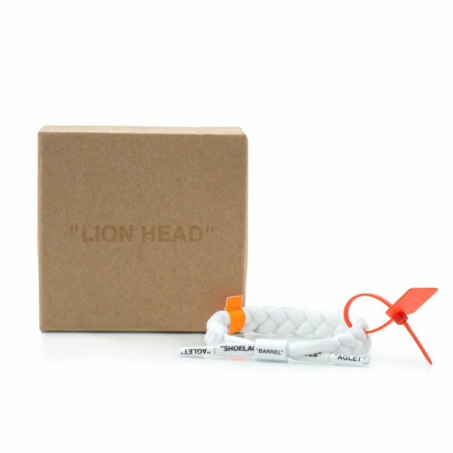 lion head bracelet off white
