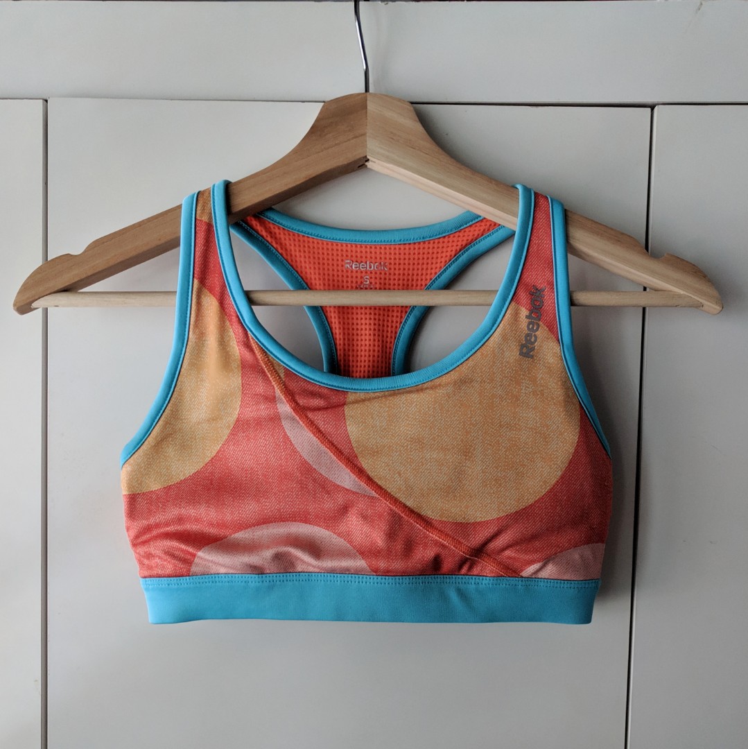 brassiere reebok cyan