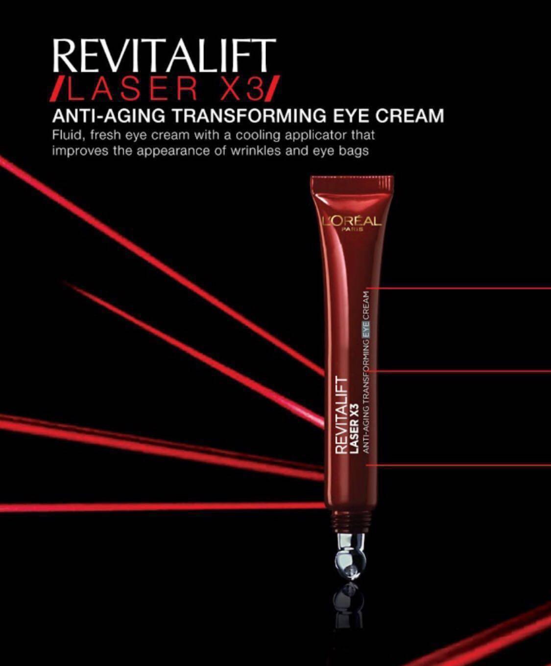 revitalift laser eye cream