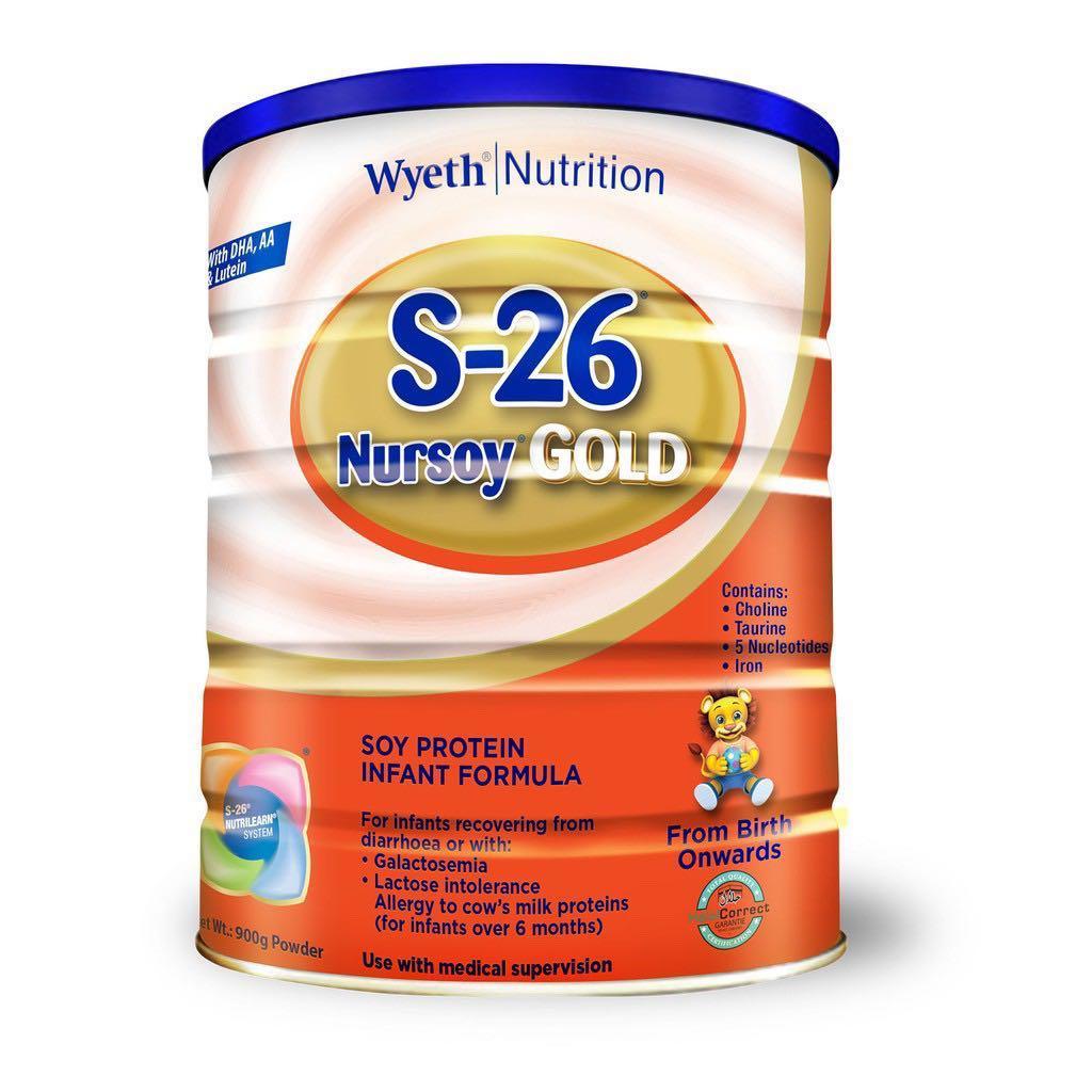 S26 / S26 Nursoy Gold Soy Protein Infant Formula, Babies & Kids