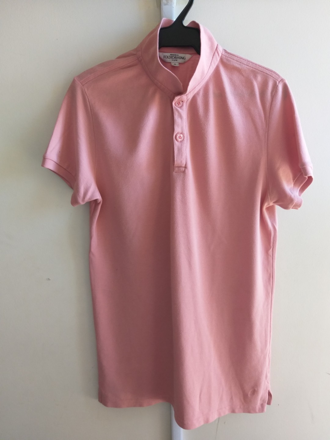 salmon colored polo