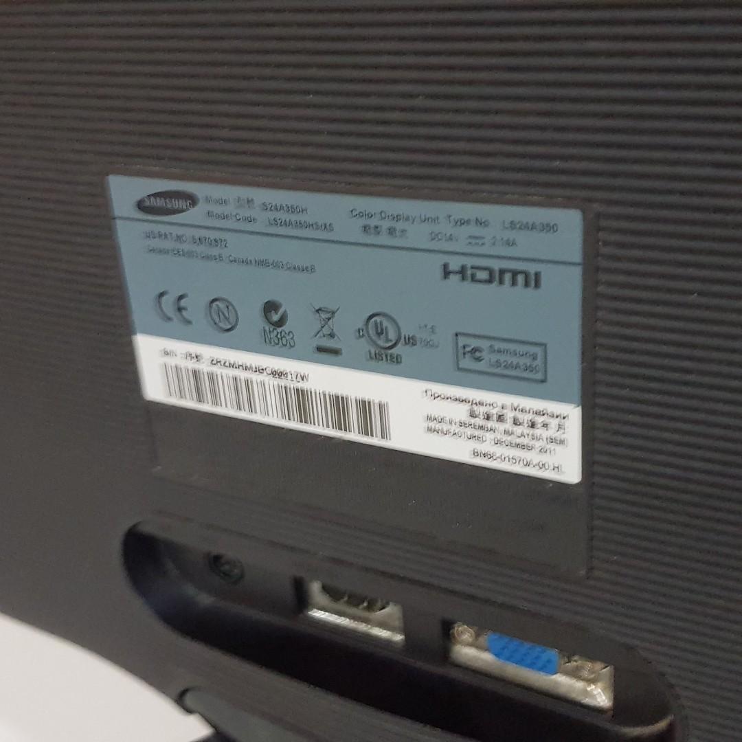 Samsung S24A350H - LED monitor - 24", Computers & Tech, Parts ...
