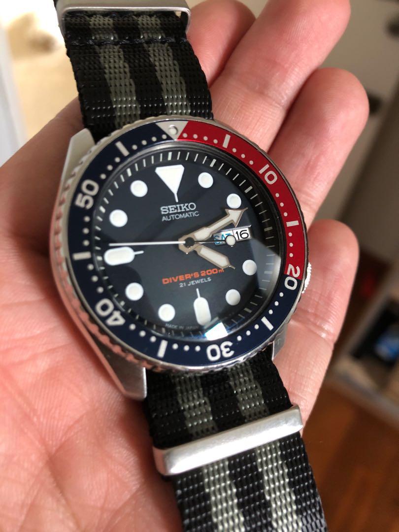 Skx009 double shop domed sapphire