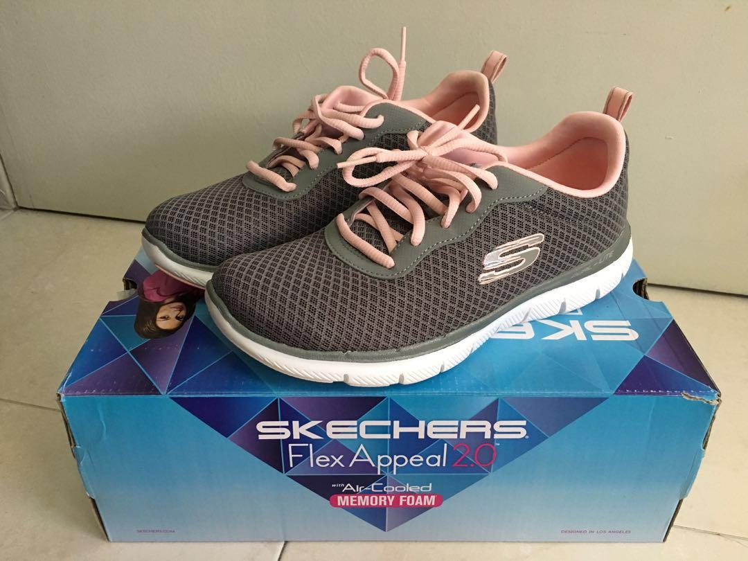 skechers flex appeal 2.0 with air cooled memory foam
