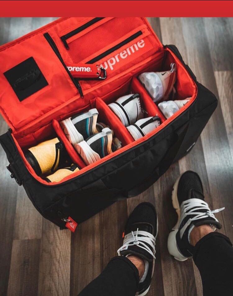 Supreme shoe bag on sale