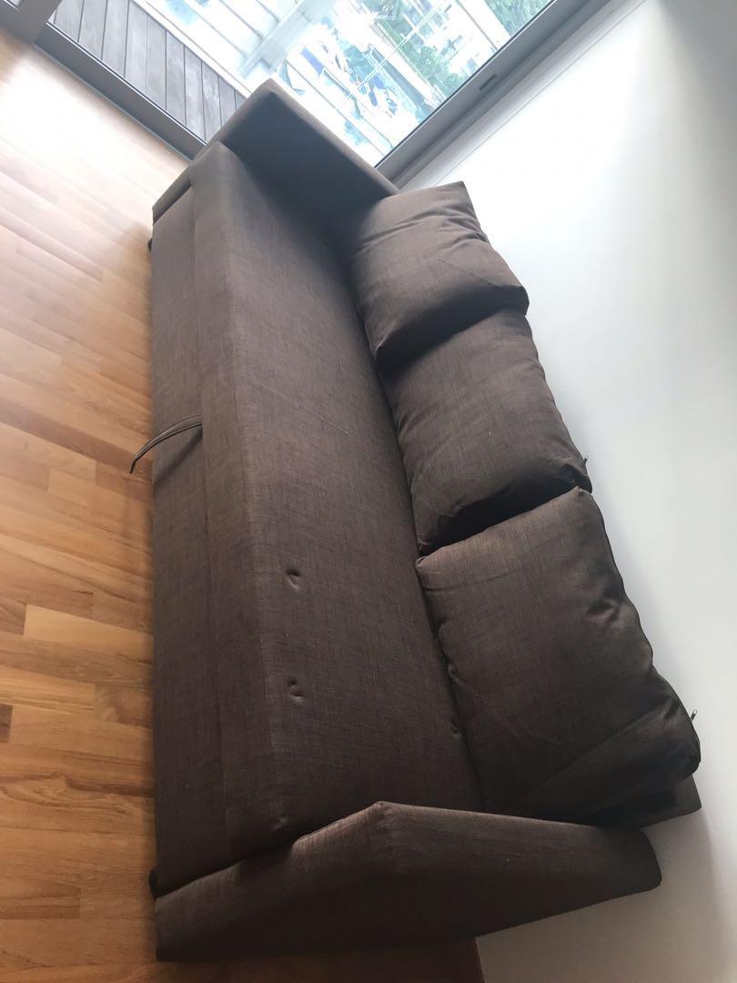 Sofa bed (Category: Sofas) located in Singapore. Submitted by naokowada (Listing ID 207472880, Image 1). Description: This is a sofa bed of IKEA, bought two years ago. Hight 65cm Wide 230cm Sheet Depth 90cm Please collect by yourself. (Please arrange your delivery service) There will be additional charges if you want me to arrange a courier service..