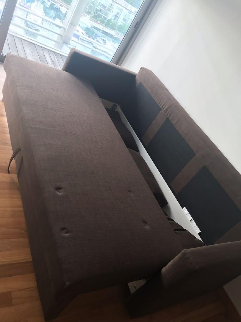 Sofa bed (Category: Sofas) located in Singapore. Submitted by naokowada (Listing ID 207472880, Image 2). Description: This is a sofa bed of IKEA, bought two years ago. Hight 65cm Wide 230cm Sheet Depth 90cm Please collect by yourself. (Please arrange your delivery service) There will be additional charges if you want me to arrange a courier service..