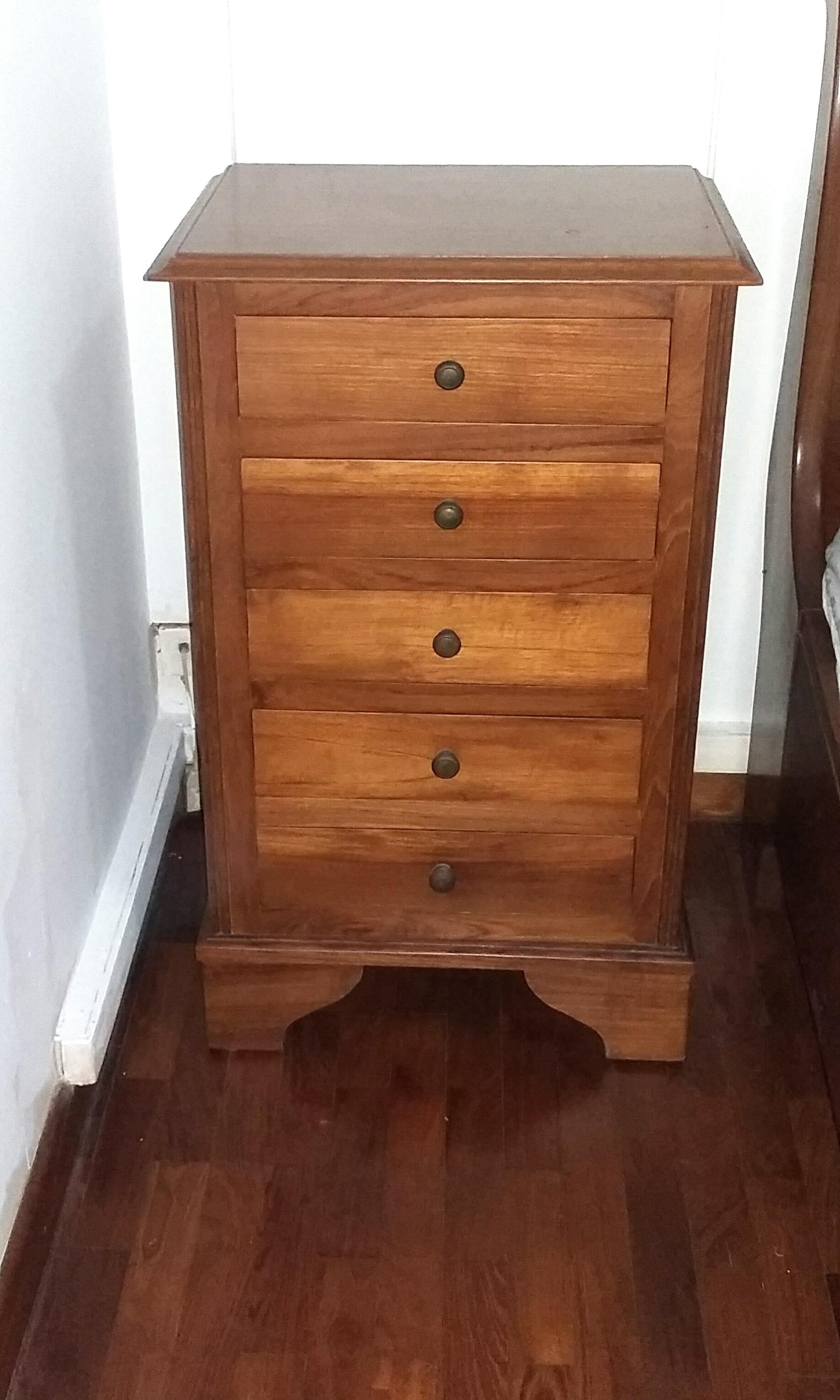 Solid Teak Bedroom Set, Furniture & Home Living, Furniture, Tables