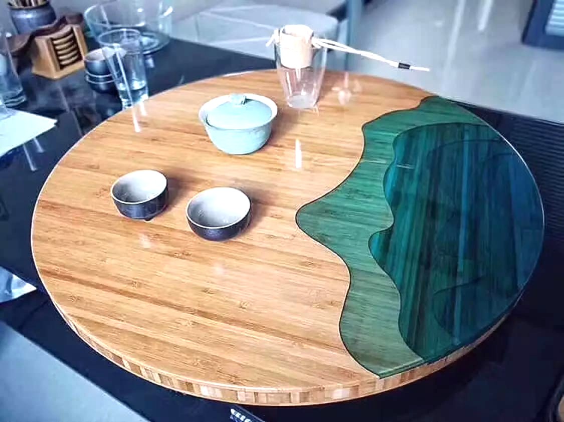 MALTA Solid Wood Epoxy River Coffee Table, Furniture ...