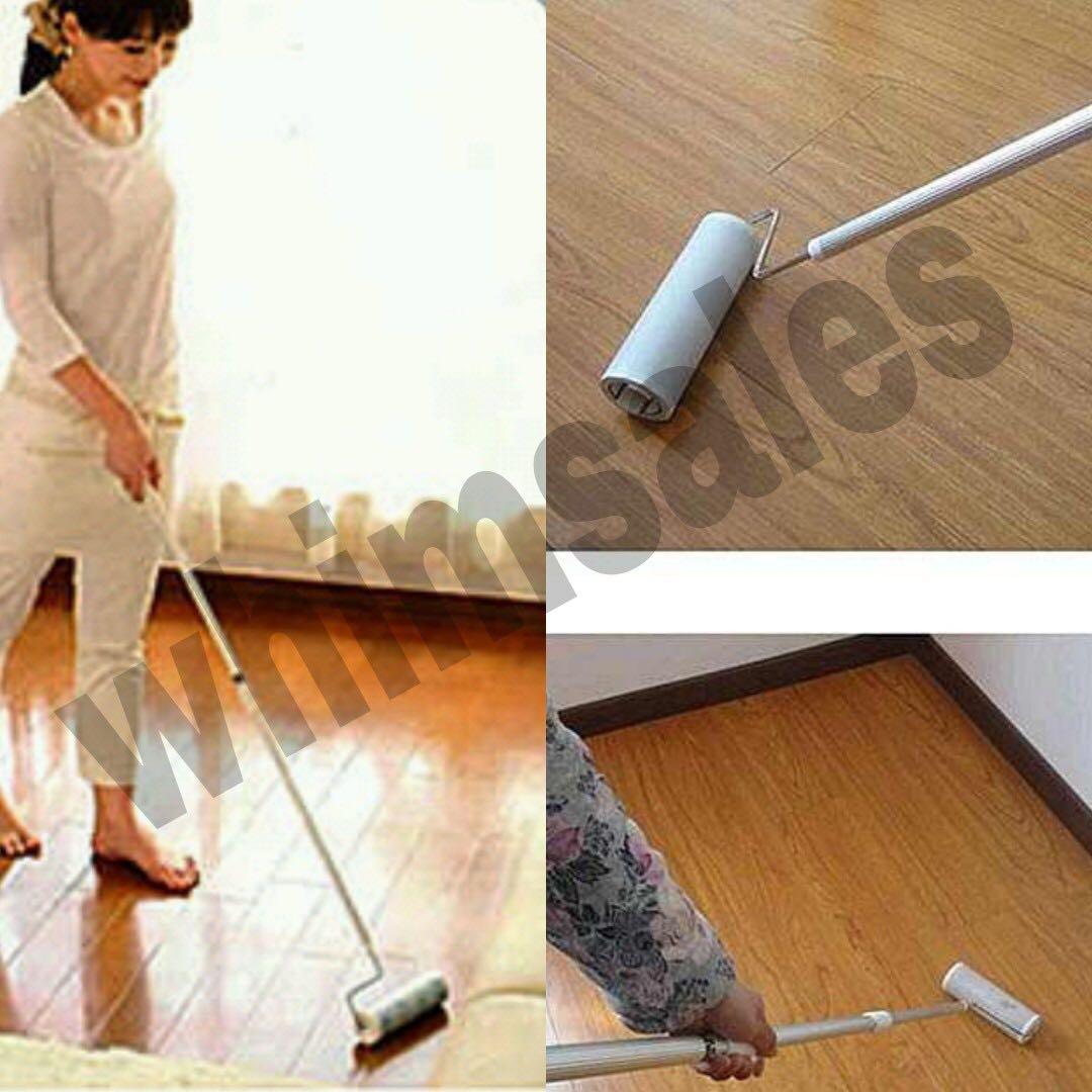 Spring Clean Broom Sticky Floor Roller For Hair Crumbs Fur