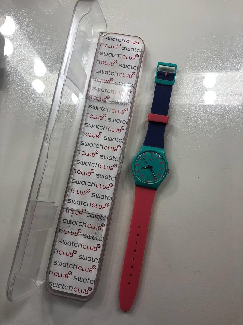 Swatch tri color best sale watch