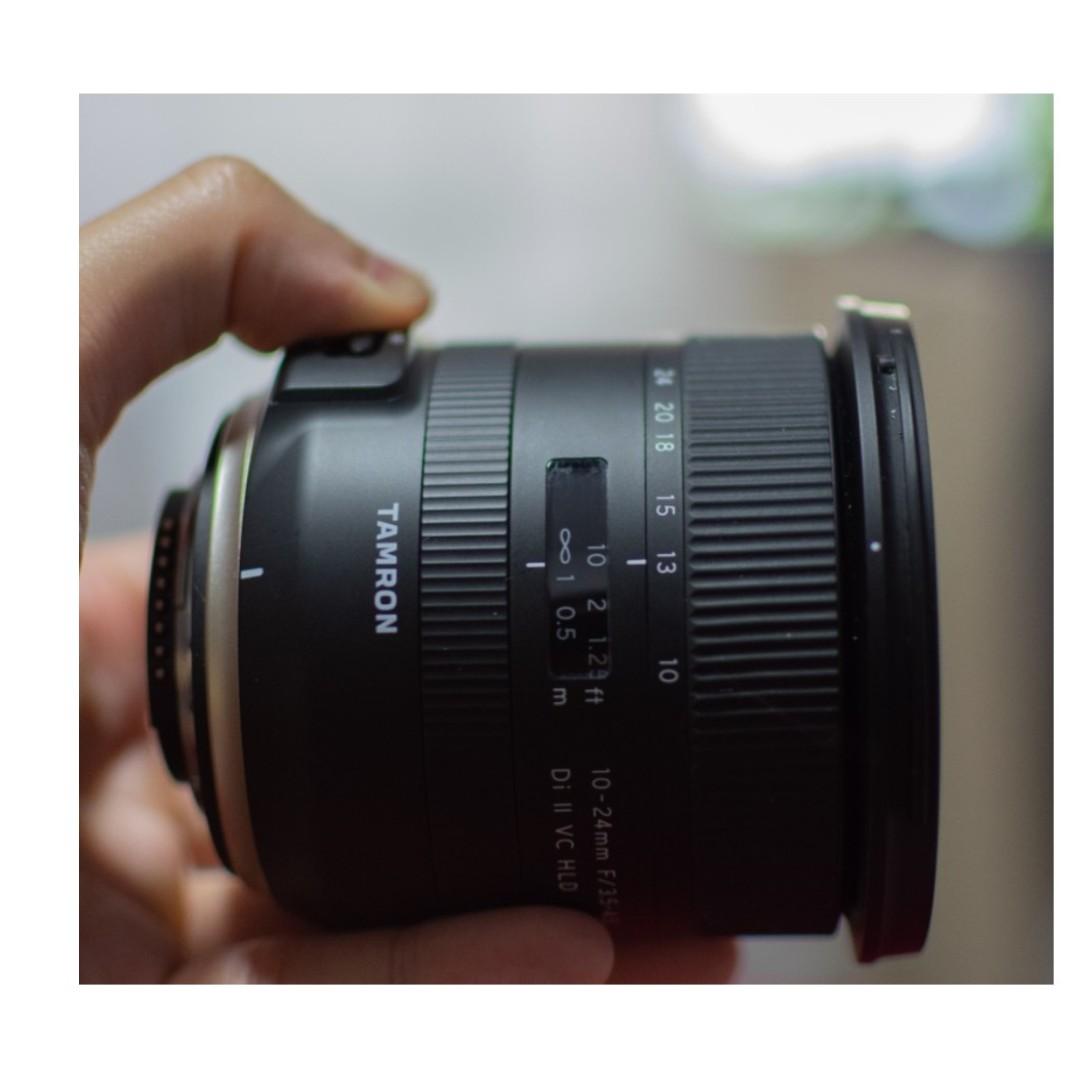 Tamron 10 24mm F 3 5 4 5 Di Ii Vc Hld Lens For Nikon Photography Lenses On Carousell