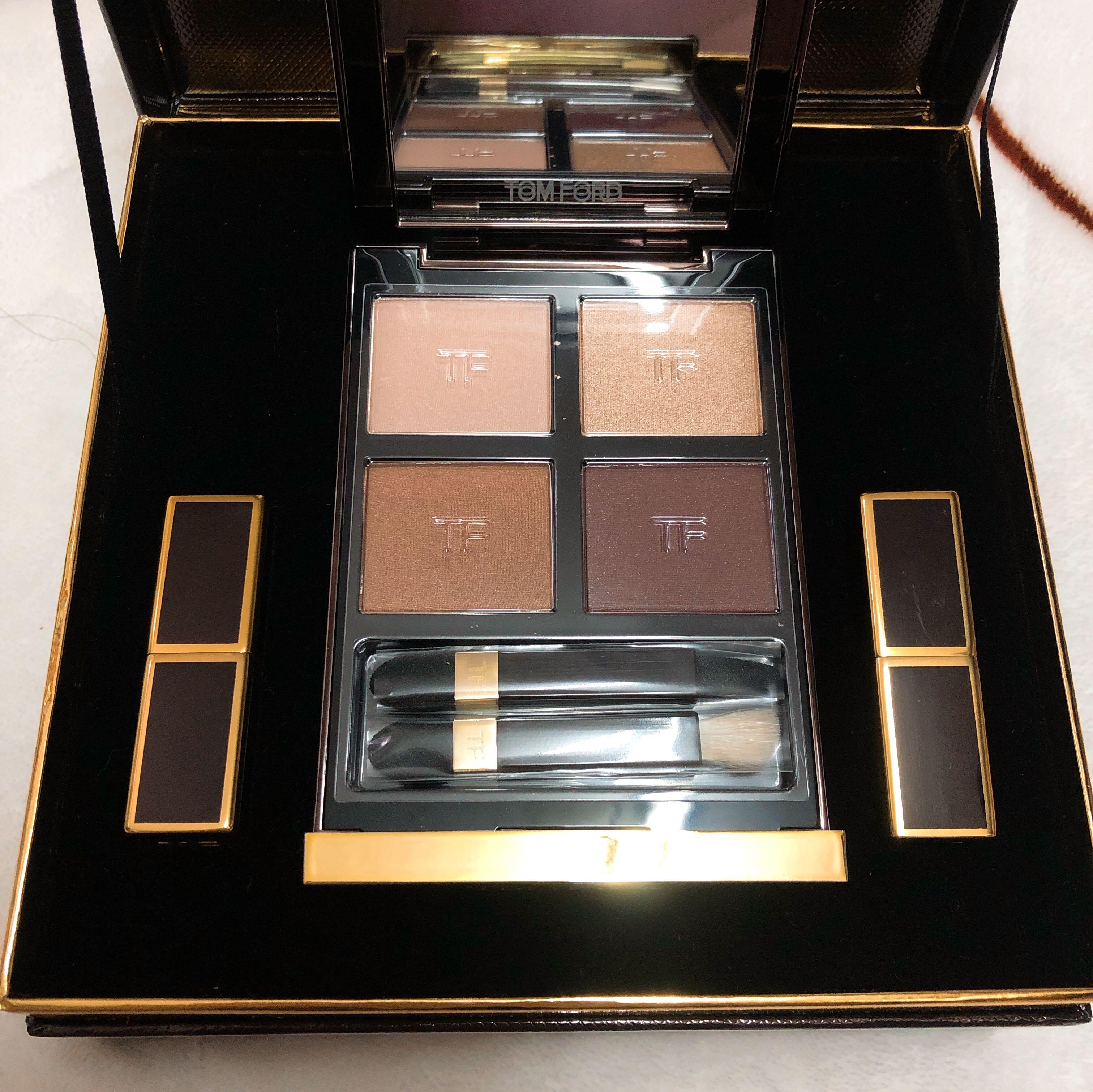 ?超抵?Tom Ford Iris Bronze Eye Quad and Lip Set TF Eye Shadow Lip Stick  眼影唇膏‎, 美容＆化妝品, 健康及美容- 皮膚護理, 化妝品- Carousell