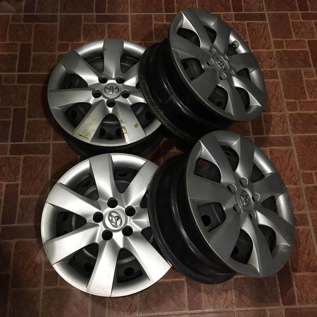 Toyota Wish Original 15inch Steel Rims, Auto Accessories on Carousell