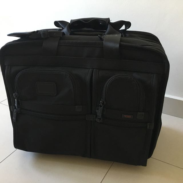 Tumi Deluxe Overnight Wheeled Bag, Men's Fashion, Bags, Briefcases on ...