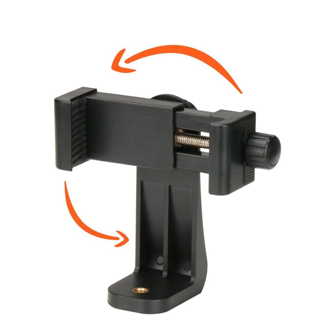 Ulanzi Tripod Mount Bracket Clip Holder 360 Degree Adapter, Photography