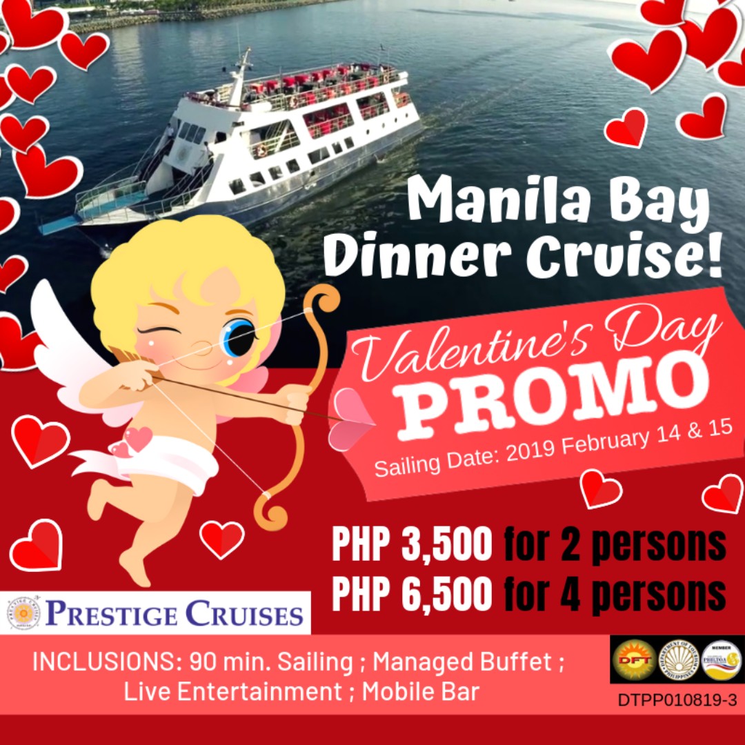 Valentine's Day Promo Manila Bay Dinner Cruise by Prestige Cruises
