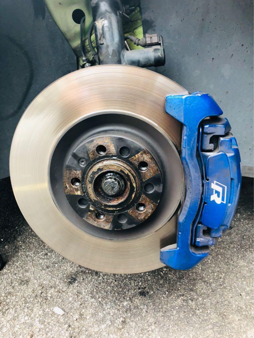 Volkswagen Original R Caliper with rotor, Auto Accessories on Carousell