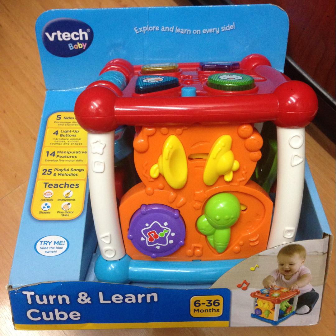 vtech turn & learn cube