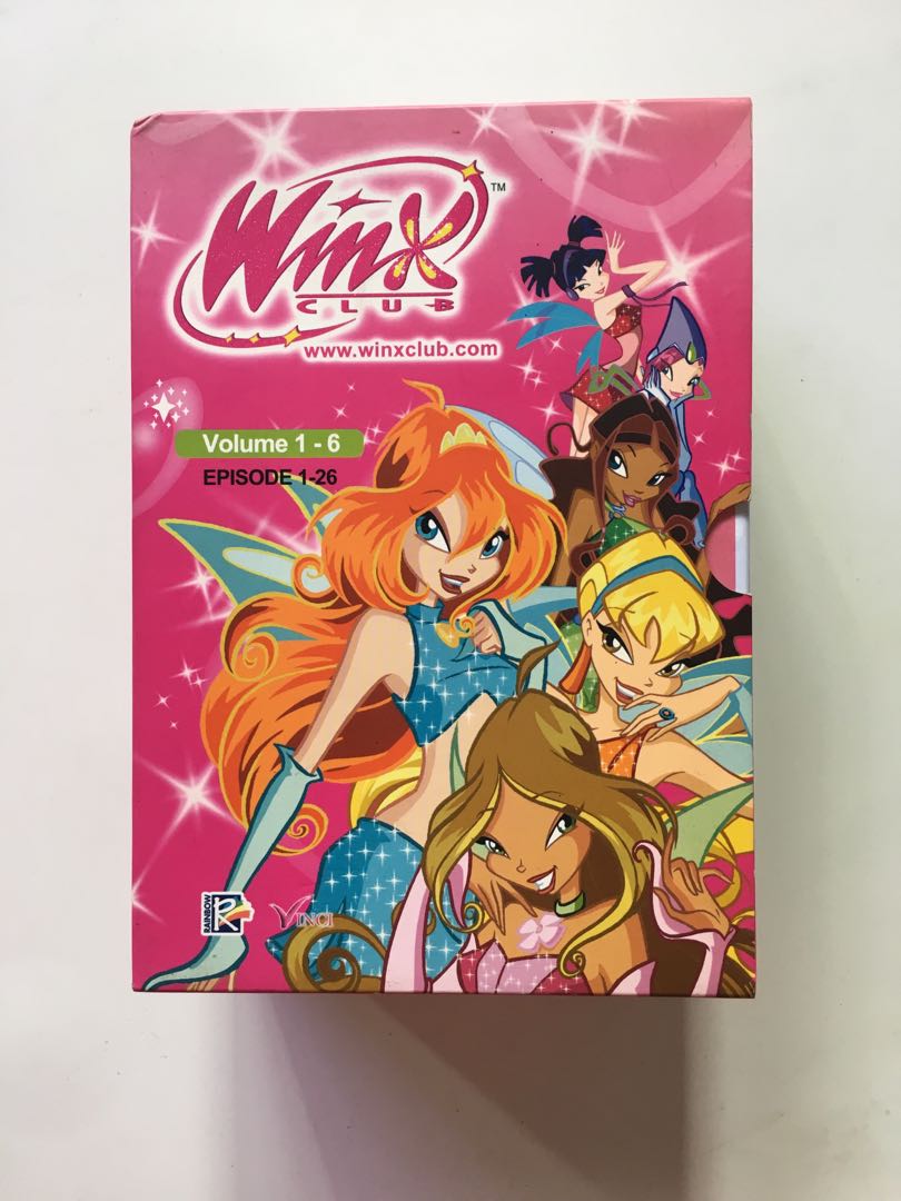 Winx Club Season 1 Complete Collection Dvd Volume 1 6 Episode 1 26 Music Media Cds Dvds Other Media On Carousell