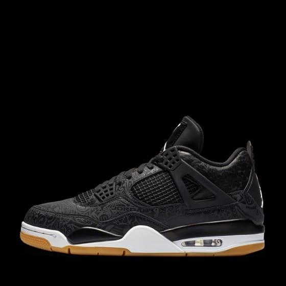 nike air jordan 4 retro black laser