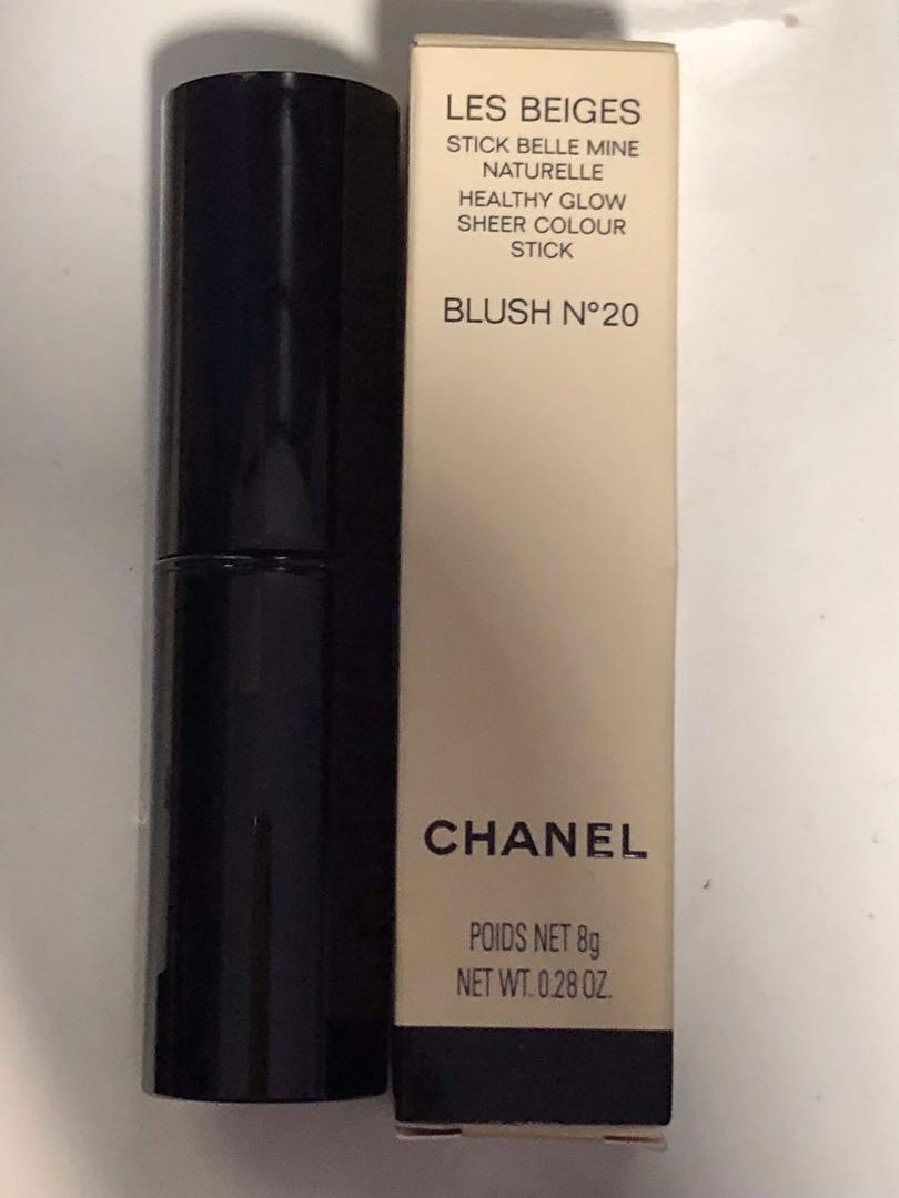 100% AUTHENTIC CHANEL LES BEIGES HEALTHY GLOW SHEER COLOUR STICK BLUSH  No20, Beauty & Personal Care, Face, Makeup on Carousell