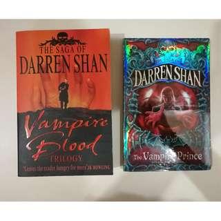 The Saga of Darren Shan Vampire Blood Trilogy + new and unused The Vampire Prince