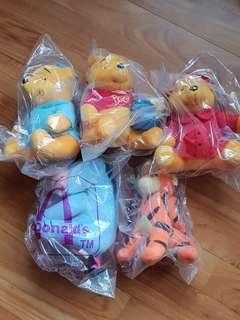 McDonald's Winnie the Pooh collection 1995