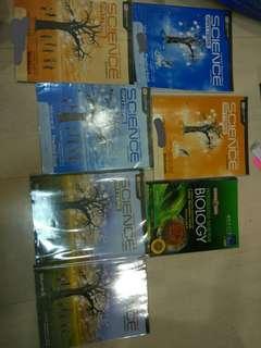 Sciece matters TB workbook and pratical books + bio integrated sci