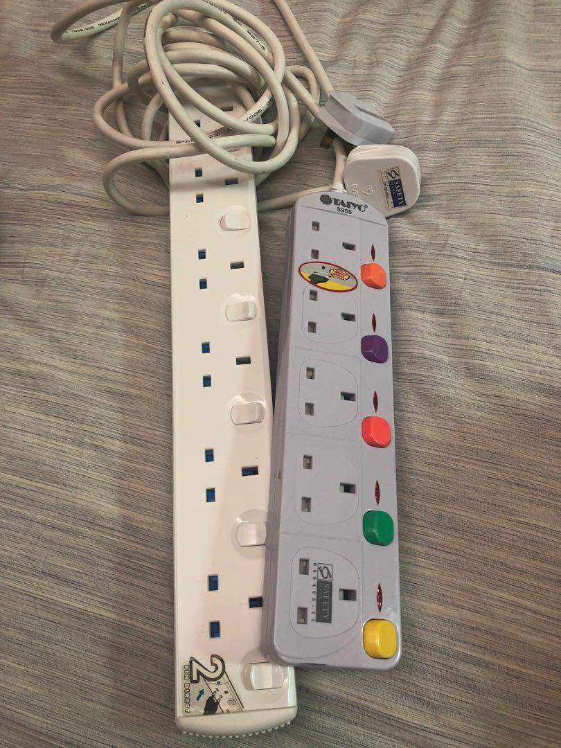 (2) Power strip extension plugs, TV & Home Appliances, Electrical