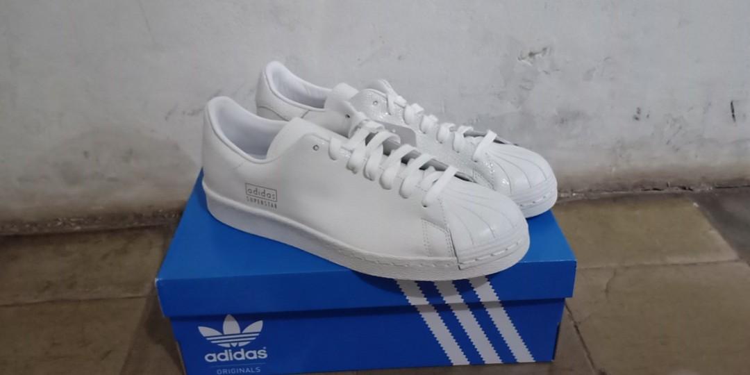 adidas superstar clean white