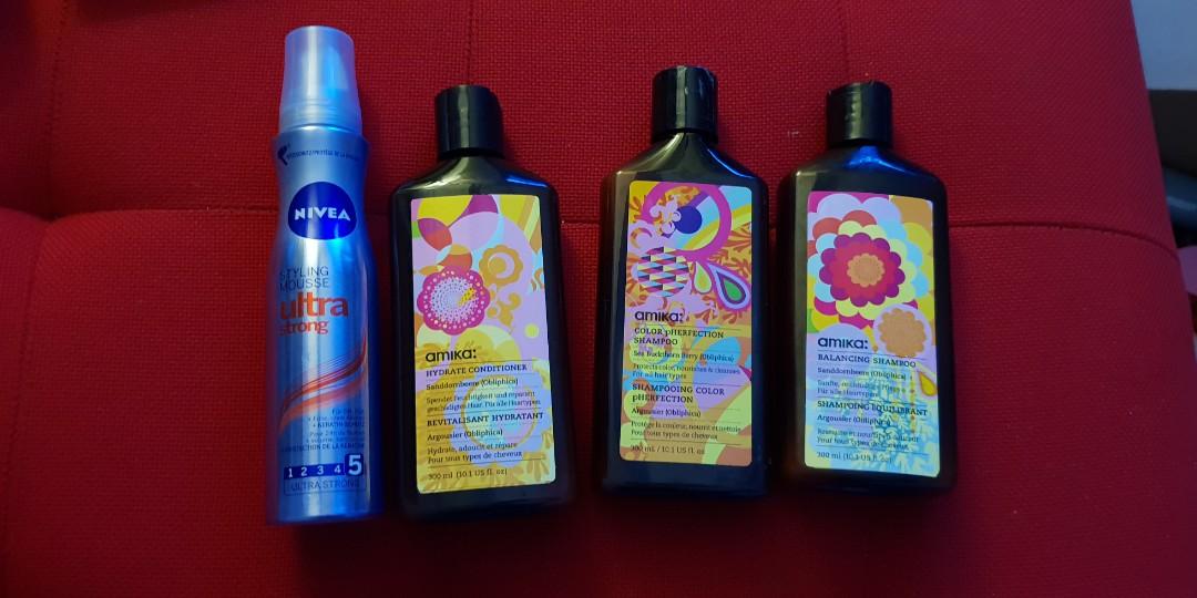 Amika Hair Care Set Of 4 On Carousell